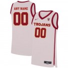 Men's USC Trojans Customized White 2019 College Basketball Jersey