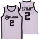 Men's Uconn Huskies #2 Gianna Bryant White College Basketball Jersey