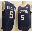 Men's Uconn Huskies #5 Paige Bueckers Navy College Basketball Jersey