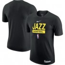 Men's Utah Jazz Black 2022 Legend On Court Practice Performance T Shirt