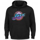 Men's Utah Jazz Black Printed Pullover Hoodie