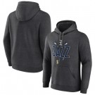 Men's Utah Jazz Charcoal Noches Ene Be A Pullover Hoodie