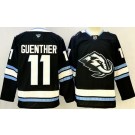 Men's Utah Mammoth #11 Dylan Guenther Black Authentic Jersey