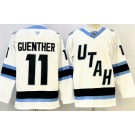 Men's Utah Mammoth #11 Dylan Guenther White Authentic Jersey