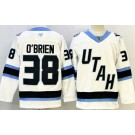 Men's Utah Mammoth #38 Liam O'Brien White Authentic Jersey