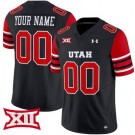 Men's Utah Utes Custom Black FUSE College Football Jersey