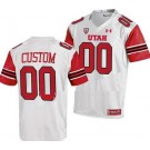 Men's Utah Utes Customized White College Football Jersey