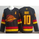 Men's Vancouver Canucks #10 Pavel Bure Black Alternate Authentic Jersey