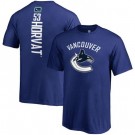 Men's Vancouver Canucks #53 Bo Horvat Blue Printed T Shirt 112309