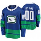 Men's Vancouver Canucks Customized Blue Alternate Authentic Jersey