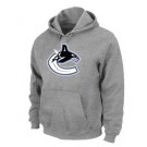 Men's Vancouver Canucks Gray Printed Pullover Hoodie