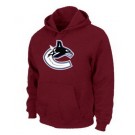 Men's Vancouver Canucks Red Printed Pullover Hoodie