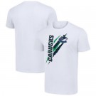 Men's Vancouver Canucks Starter White Color Scratch T Shirt