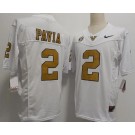 Men's Vanderbilt Commodores #2 Diego Pavia White College Football Jersey