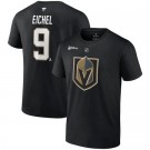 Men's Vegas Golden Knights #9 Jack Eichel Black T Shirt 306101