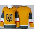 Men's Vegas Golden Knights Blank Gold Authentic Jersey