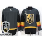 Men's Vegas Golden Knights Blank Gray 2023 Stanley Cup Champions Authentic Jersey