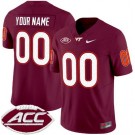 Men's Virginia Tech Hokies Custom Limited Red FUSE College Football Jersey