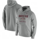 Men's Virginia Tech Hokies Gray Football Oopty Oop Club Fleece Pullover Hoodie