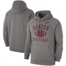 Men's Virginia Tech Hokies Heathered Gray Football Club Pullover Hoodie