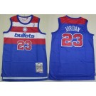 Men's Washington Bullets #23 Michael Jordan Blue 2002 Throwback Swingman Jersey