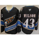 Men's Washington Capitals #43 Tom Wilson Black Authentic Jersey