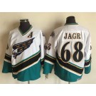 Men's Washington Capitals #68 Jaromir Jagr White Throwback Jersey