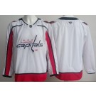 Men's Washington Capitals Blank White Authentic Jersey