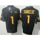 Men's Washington Commanders #1 Deebo Samuel Sr Limited Black FUSE Vapor Jersey