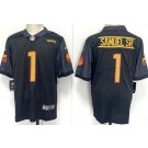 Men's Washington Commanders #1 Deebo Samuel Sr Limited Black Vapor Jersey