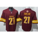 Men's Washington Commanders #21 Sean Taylor Limited Red FUSE Vapor Jersey