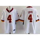 Men's Washington Commanders #4 Frankie Luvu Limited White Alternate Vapor Jersey