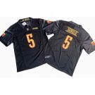 Men's Washington Commanders #5 Jayden Daniels Limited Black FUSE Vapor Jersey
