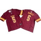 Men's Washington Commanders #5 Jayden Daniels Limited Red FUSE Vapor Jersey
