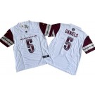 Men's Washington Commanders #5 Jayden Daniels Limited White FUSE Vapor Jersey