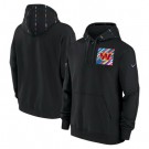 Men's Washington Commanders Black 2023 Crucial Catch Club Pullover Hoodie