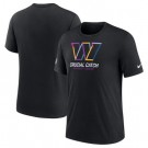 Men's Washington Commanders Black 2024 Crucial Catch T Shirt