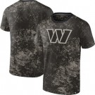 Men's Washington Commanders Black Shadow T Shirt