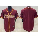 Men's Washington Commanders Blank Limited Red Baseball Jersey