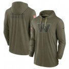 Men's Washington Commanders Olive 2022 Salute to Service Tonal Pullover Hoodie