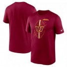 Men's Washington Commanders Red Legend Icon Performance T Shirt