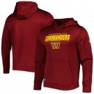 Men's Washington Commanders Red Printed Pullover Hoodie 302636