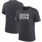 Men's Washington Football Team Charcoal 2021 Crucial Catch Performance T-Shirt