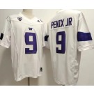 Men's Washington Huskies #9 Michael Penix Jr White FUSE College Football Jersey