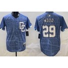 Men's Washington Nationals #29 James Wood Blue 2025 City Connect Limited Jersey