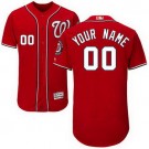 Men's Washington Nationals Customized Red FlexBase Jersey