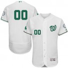 Men's Washington Nationals Customized White Celtic FlexBase Jersey
