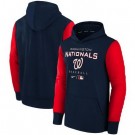 Men's Washington Nationals Navy Red Authentic Collection Performance Hoodie
