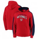 Men's Washington Nationals Red Game Time Arch Pullover Hoodie