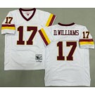 Men's Washington Redskins #17 Doug Williams White 1987 Throwback Jersey